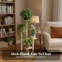 Multi-Tier Plant Stand Freestanding Indoor Furniture Stable framework for Study