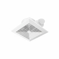 Noiseless Bathroom Exhaust Fan Quiet Operation Ceiling Exhaust Fan Powerful High Air Circulation for Toilet