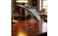 1/72 DieCast Plane Model High Simulation Die-Cast Aircraft with Stand Solid Construction Aircraft Model with Stand for Collectors, Office Desk