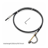 Drain Unclogger Chain Flexible and Long tube Cleaning Chain Strong Unclogging Electric Drain Unclogger Auger for Lavatory, Sink