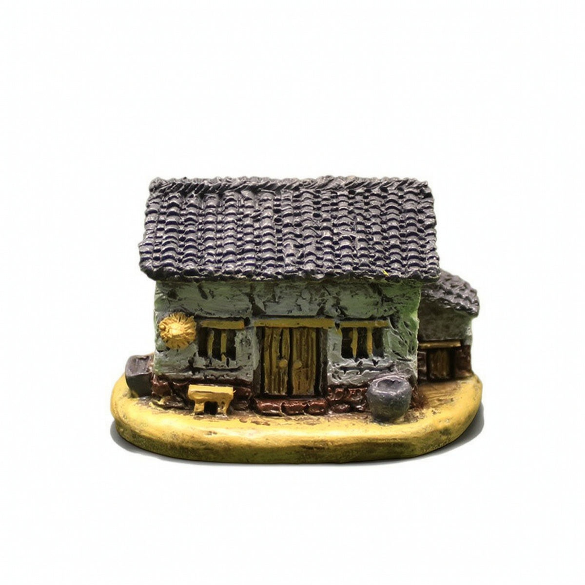 Miniature House Detailed Cottage Model Cute Mini House Figurines for Terrarium