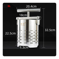 Dumpling Filling Press Rust-Resistant Manual Vegetable Drainer Multi-Functional