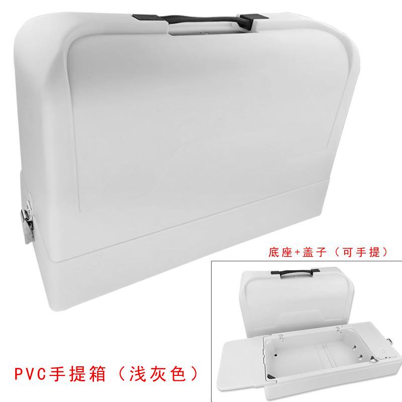 老式缝纫机手提箱PVC防尘塑料收纳箱防蛀便携电动木衣车底座马达