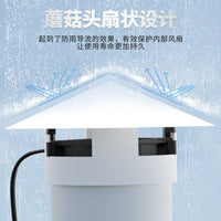 Solar Exhaust Fan 12V Outdoor Roof Exhaust Fan Vehicle 110 Duct Fan Rural Toilet Ventilation Fan