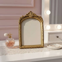 Ornate Vintage Frame Tabletop Display Vintage Picture Frame Glass Front Home Decor for Bedroom