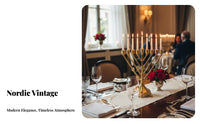 9 Branch Candelabra Timeless 9 Branch Candle Stand Menorah Candle Holder Traditional Metal Chanukah Candelabra