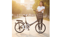 20 Inch Folding Bike Foldable Folding Cycle Installation-No-Cost for Commuting