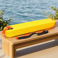 Long-Lasting Two-Person Rescue Tube Lightweight Rescue Buoy with Strap for Swimmers, Swimming
