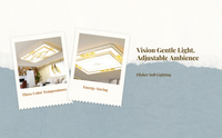 Dimmable LED flush mount light