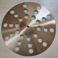 15.5/18/20 Inch Drum Set Jazz Drum Hole Cymbal Stack Effect Cymbal Handmade Cymbal Hi-Hat