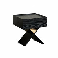 Nightstand with Drawers and Shelf Modern aesthetic for Hallway, Homeowners, Students