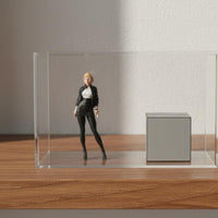 1/64 Scale Woman Figurine Realistic Design Miniature Scene People Figure