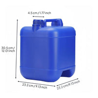 10L HDPE Container 10 Liter Barrel Thickened Wall Heavy Duty Liquid Jug for Industrial Use Storage
