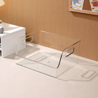 Clear Book Bin Transparent Design Clear File Divider Multipurpose for Classroom