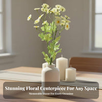 Easy to Maintain 30-Head Flower Bunch Realistic Artificial Blossom Arrangement Long-Lasting for Brides, Event Planners, Wedding