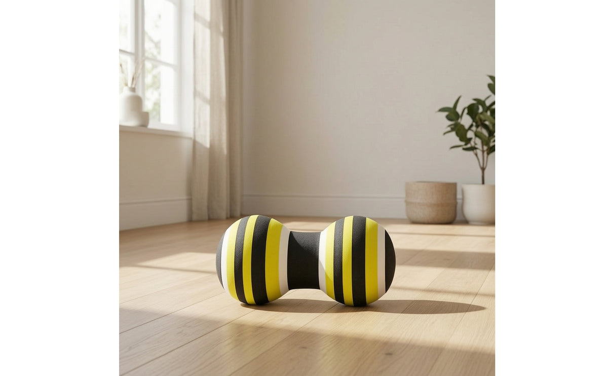 Peanut Massage Ball EVA Peanut Roller Deep Tissue Massage Ball with Stripes for Stretching