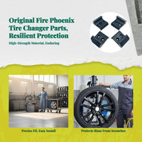 Polyurethane guard for tire changers