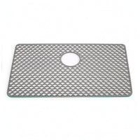 Silicone Sink Mat Heat Resistant Sink Mat with Drain Hole Safeguarding