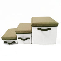 Dog Stairs with Storage Upholstered Furniture Non-Slip for Bedroom, Injured Pets