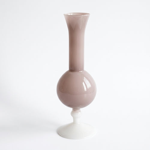 Modern Minimalist Glass Vase, Spray Painted Finish