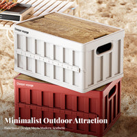 Car Trunk Organizer Box Portable Foldable Camping Box Large Capacity for Campers