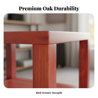 Wooden Audio Equipment Stand High Load Capacity Floor Standing Audio Shelf Ventilated Shelving High-Fidelity Equipment Shelf for Audiophiles
