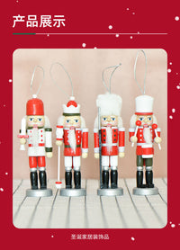 Nutcracker Creative Wooden Puppet 13cm Christmas Decoration Ornament