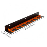 8 Slots Wall Mounted Pneumatic Tool Rack Pneumatic Tool Rack Space Saving for Mechanics, Home Improvement Enthusiasts, Workshop