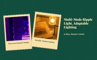 LED Water Ripple Night Light mood