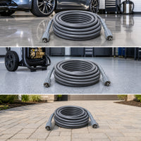 Pressure Washer Hose Reinforced Pressure Washer Replacement Hose Heavy-Duty