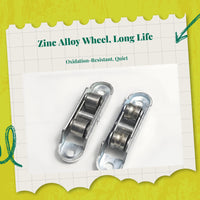 Synthetic alloy opening wheel, Sliding Door Pulley, Replacement, High load capacity, effortless sliding, noise reduction