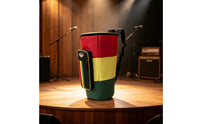 Drum Bag with Zippered Top Cover Thickened Hand Drum Backpack Cylindrical Hand for Percussionists