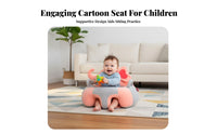 Learn-to-Sit Assistant Supportive Backrest Baby Seat Posture Training