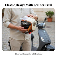 Double Visor Four-Season Double Visor Helmet Gender-Neutral Design for Cruising, Commuting, City Riding