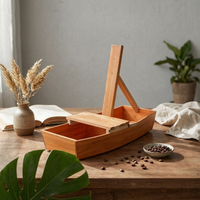 Rice Planting Boat Seat Umbrella Holder Wooden Transplanting Stool Pushable Paddy Field Seat Board for Farmers