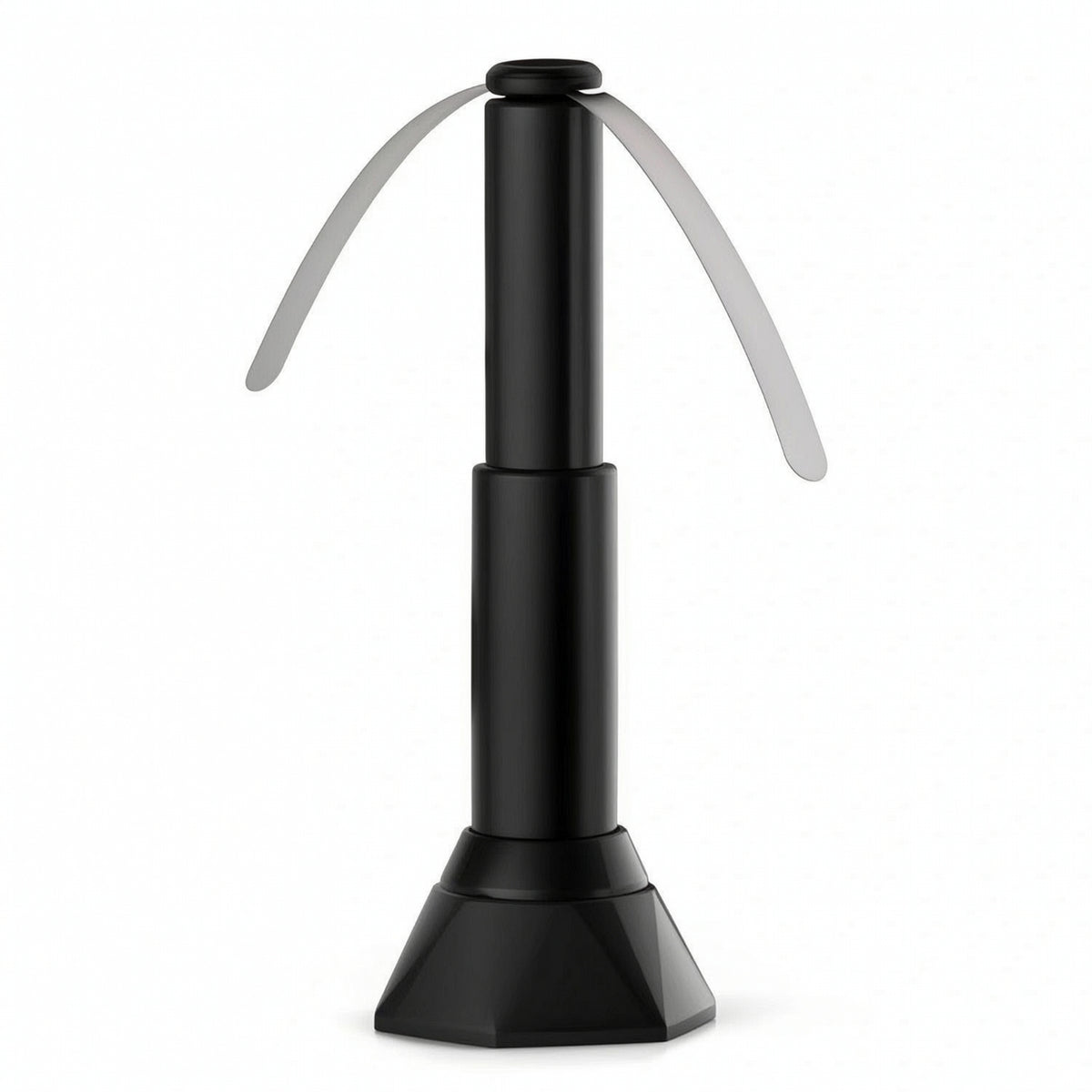 Telescoping Tabletop Fan Retractable Fan with Flexible Blades for Dining Table, Kitchen