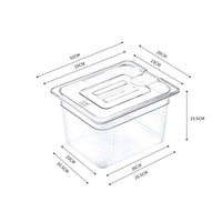 11L Sous Vide Container Clear Immersion Circulator Tub for Kitchen