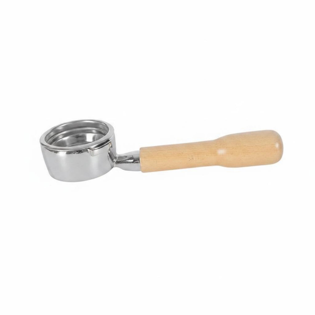 1 Piece Coffee Machine Handle Espresso Portafilter Fine Mesh Filter Alloy Wood Construction Ergonomic Grip Suitable for Home Barista Brewing