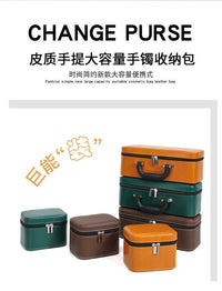批发手镯收纳盒新款翡翠玉镯收纳包大容量多位家用便携手提手镯箱