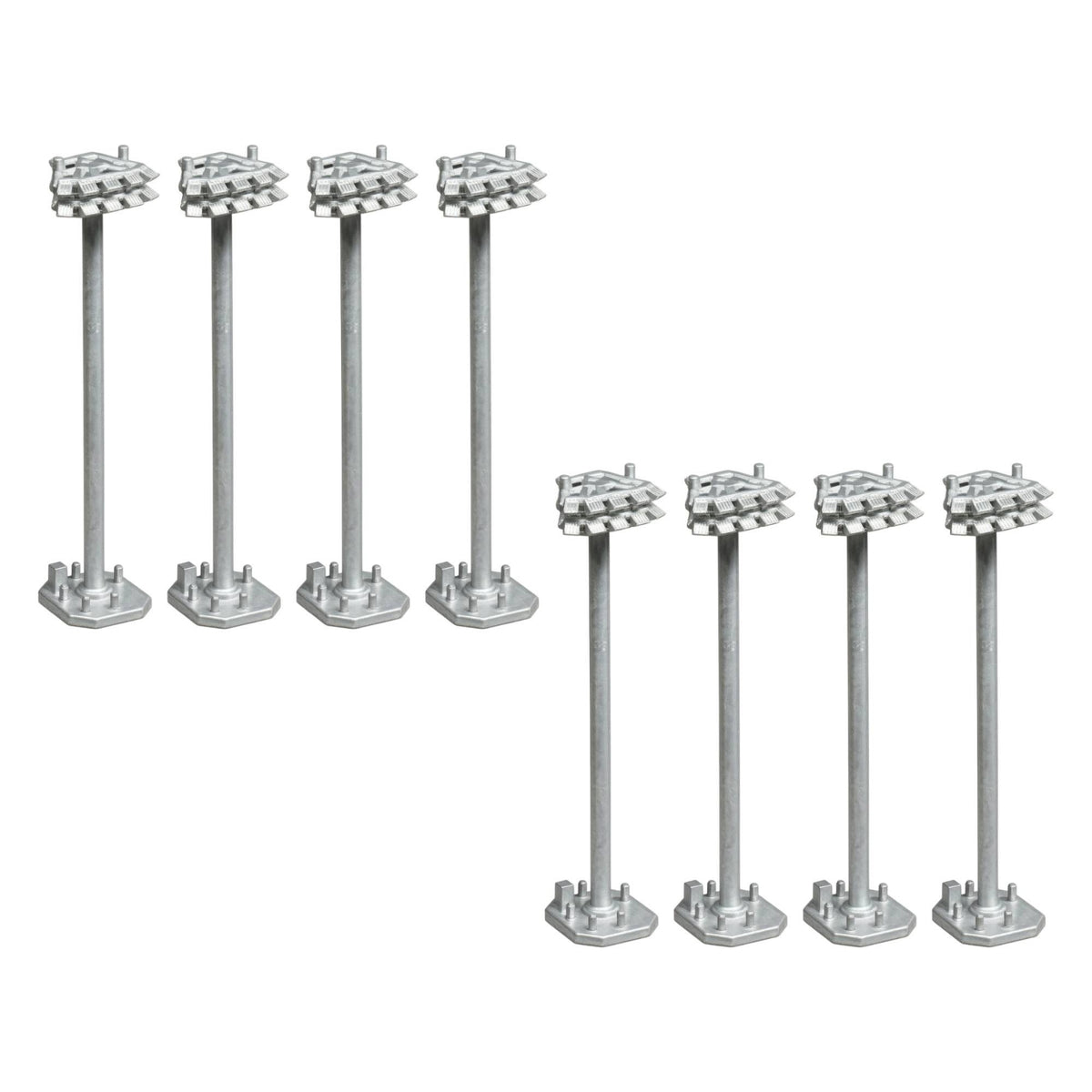 8 Pieces Scenery Accessory Industrial for Terminal Layout, Hobbyists