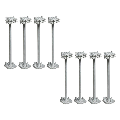 8 Pieces Scenery Accessory Industrial for Terminal Layout, Hobbyists