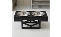 Elevated Pet Feeder Easy to Clean Dog Bowl Stand Sturdy Build