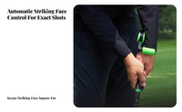 Provides Instant Feedback 2-in-1 Golf Swing Coach Improves Accuracy Golf Grip and Wrist Coach Lightweight for Amateur Golfers, Beginners