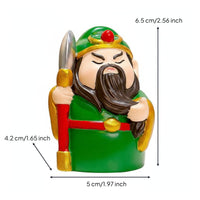5 Pieces Fortune Deity Figurine Desktop Decoration Fortunate God Figurine