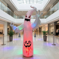 Spooky Halloween Inflatable Ghost Scary Halloween Ghost Inflatable Easy Setup Weather-Resistant for Porch