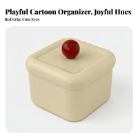 Lidded Compartment Box Compartmentalized Makeup Organizer particle-proofprotective for Students
