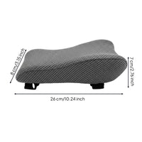 2 Pieces Chair Armrest Heightening Pad Cooling Gel Memory Foam Armrest Pad
