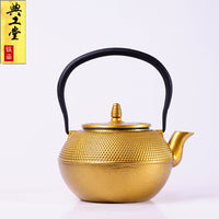 典工堂茶具 金玉满堂铁壶仿日本南部铸铁壶无涂层生铁壶 茶壶批发