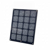 Acrylic Pin Display Frame Pin Holder Case Transparent Grid Layout