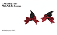 appendageed silhouette Barrette Dark and fashion Costume Accessory Little Devil the barrettese for Adults